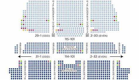 Seating Map and Access - THE FORREST THEATRE