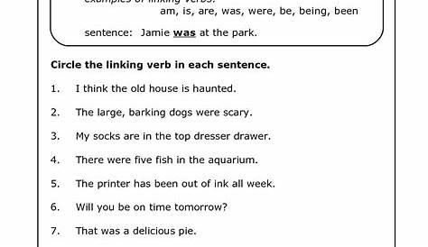 verb to be worksheets pdf