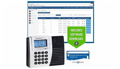 pyramid timetrax ez software download
