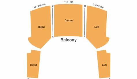 Stambaugh Auditorium Seating Chart - Youngstown