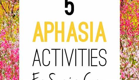 5 Aphasia Activities for Senior Care