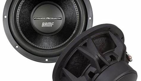 Power Acoustik BAMF124 12 in. 3500W Subwoofer Dual 4 ohm Max - Walmart