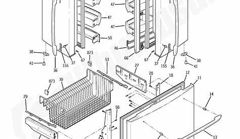 GE Profile PFCF1NFW Refrigerator Parts – AllThumbsDIY.com