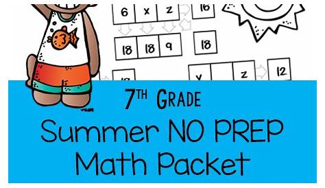 grade 5 summer math worksheet