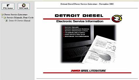 Detroit Diesel Series 60 Service Manual - Parts&Manuals