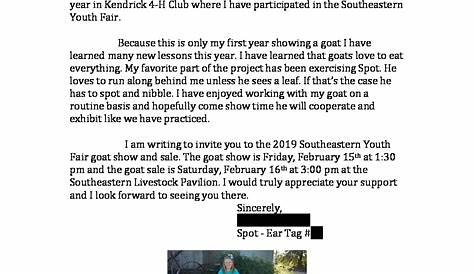 sample 4h buyers letter