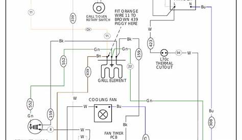 belling cooker circuit diagram