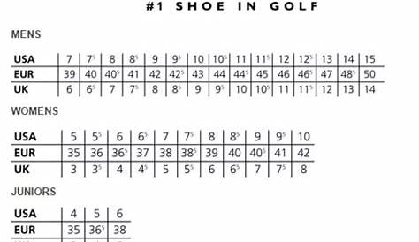 footjoy golf shirt size chart