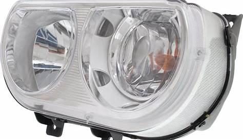 Headlight Set For 2008-2014 Dodge Challenger Left and Right With Bulb