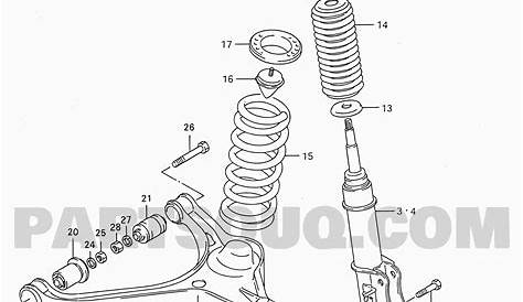 front suspension parts diagram