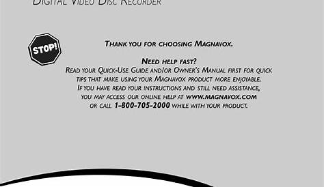 Magnavox DVD Recorder MRV640 User Guide | ManualsOnline.com
