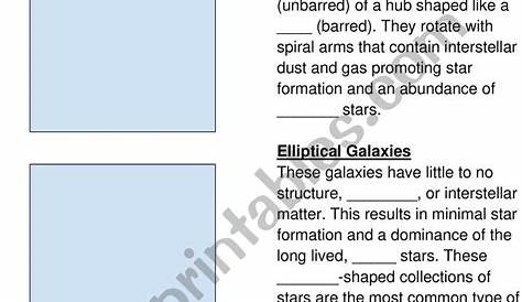 galaxy worksheets