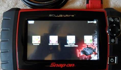 ARMSLIST - For Sale/Trade: Snap On Solus Ultra Touchscreen Scan Tool 11.4