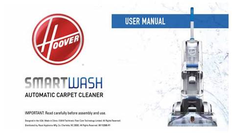 Hoover SmartWash+ Automatic Carpet Cleaner, FH52013 - Walmart.com