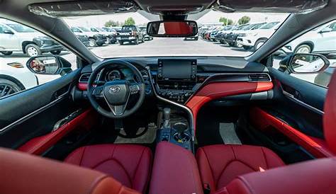 Toyota Camry XSE Hybrid 2021 Red Interior – CarandX