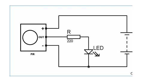 motion sensor light circuit diagram
