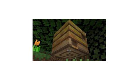 how to move bee hive minecraft