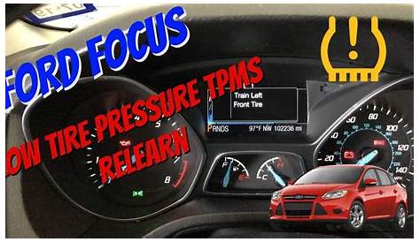 ford focus se tire pressure