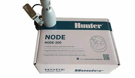 Hunter NODE 200 - 9V Battery Irrigation Controller-Two Station - Free