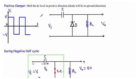 clipper and clamper circuit diagram