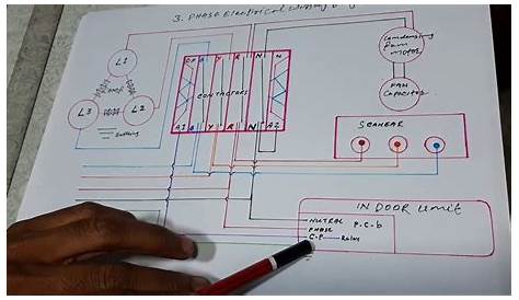 wiring phase three diagram alirconditiong