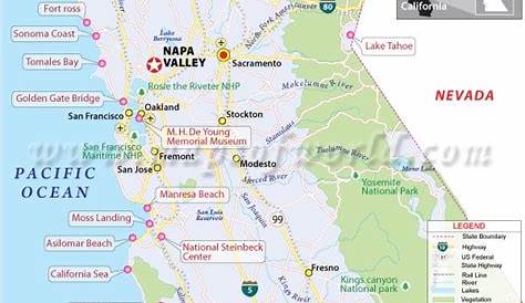 Napa Valley, California - Map, Facts, Location, Best time to visit