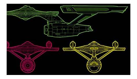 Enterprise Schematic - Star Trek: The Original Series Photo (3985656