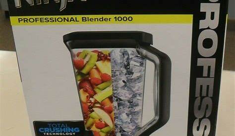Ninja Professional Blender 1000 Manual | The Kitchen Stories
