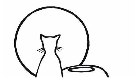 free cat halloween coloring pages