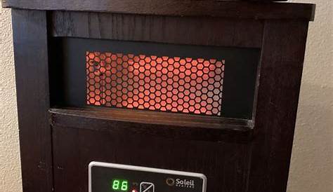 soleil infrared cabinet heater