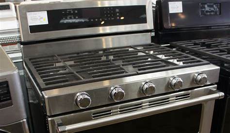 30″ KitchenAid KFGD500ESS 6.0 cu.ft. Double Oven Gas Range – Appliances TV Outlet