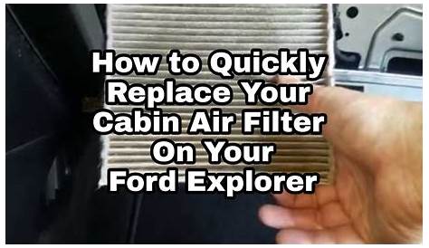 Cabin Air Filter 2008 Ford Explorer