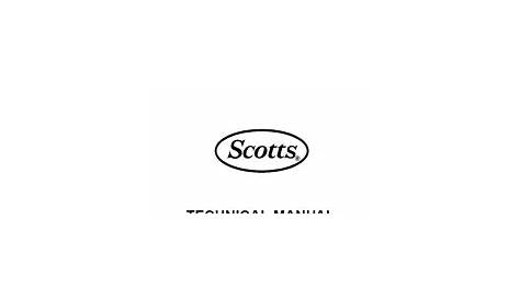 scotts s1642 service manual