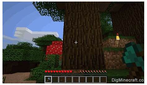 How to make a Dark Oak Log in Minecraft