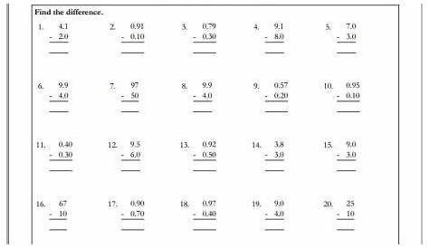 5th grade math worksheets pdf | 4th grade multiplication worksheets