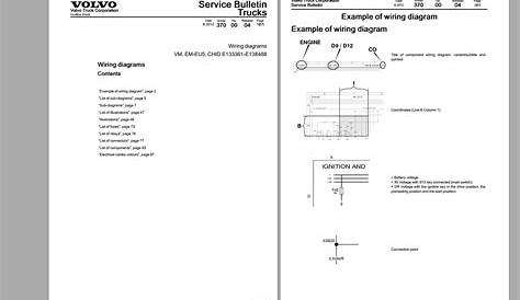 Volvo VM Trucks Service Manual Buses & Wiring Diagrams