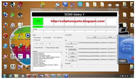 How To Flash Samsung S5360 Via Odin3 v1.85 free software - Cellphoneyeta
