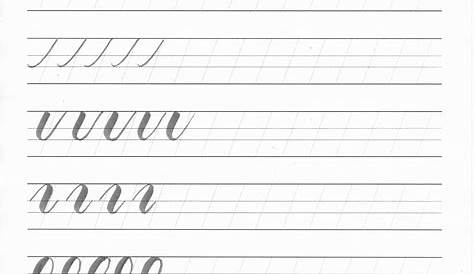pencil calligraphy worksheets