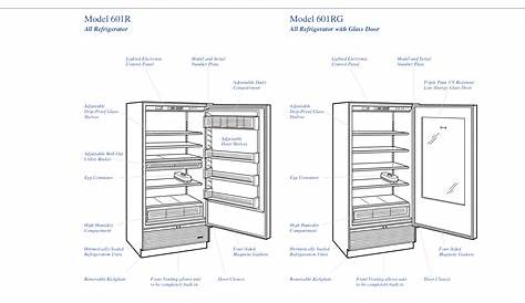 PDF manual for Wolf Refrigerator Sub-Zero 642