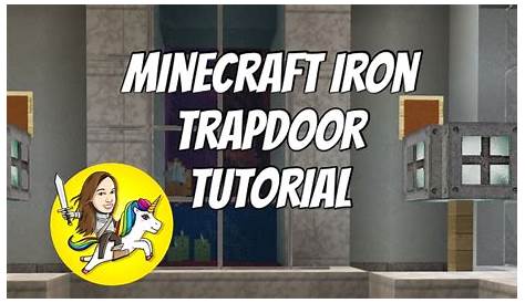 How to make Iron Trapdoor Light Decoration Minecraft | Minecraft Iron