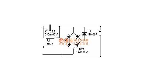 circuit diagram of a rechargeable lamp