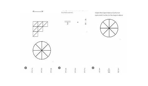 introduction to fractions worksheets