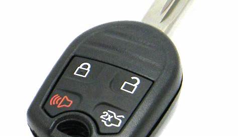 2011-2014 Ford Mustang 4-Button SA Remote Head Key Fob Trunk Release