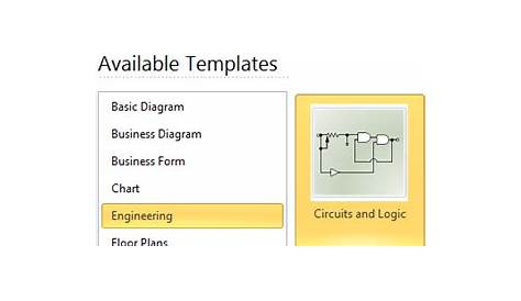 how to draw circuit diagram in word