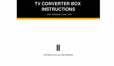 Magnavox Digital Converter Box User Manual - partssupernal