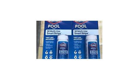 2 Clorox Pool&Spa 30 Multi-Use Smart Test Strips for Chlorine pH
