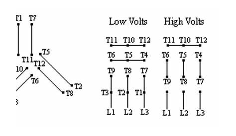 3 phase 12 lead motor wiring diagram [diagram] 2 1 lead 3 phase