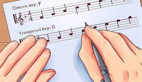 How to Transpose Music From C to B Flat: 4 Steps (with Pictures)