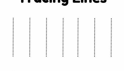 straight line worksheet for kindergarten