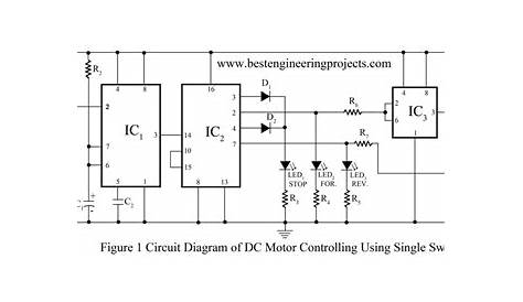 DC Motor Control Circuit | Electronics Projects